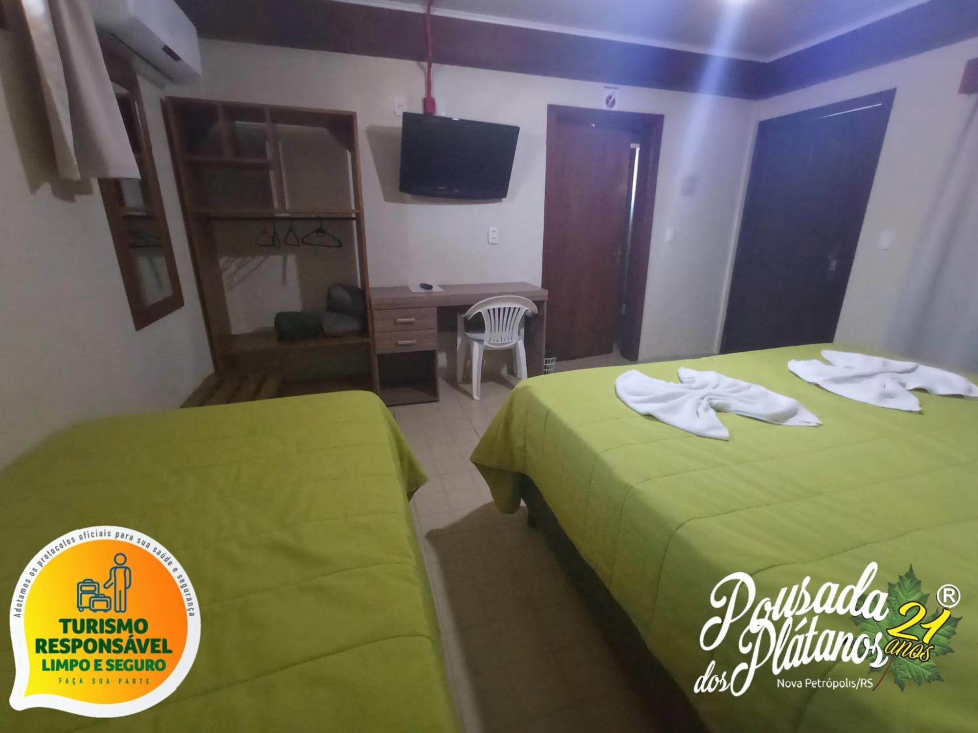 Hotel Pousada dos Plátanos Nova Petropolis Eksteriør billede